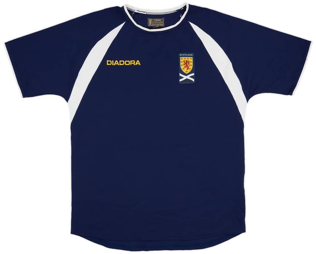 2003-05 Scotland Home Shirt - 8/10 - (XL.Boys)