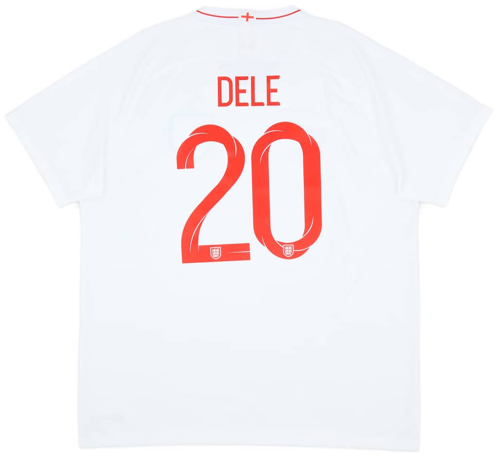 2018-19 England Home Shirt Dele #20 - 7/10 - (XXL)