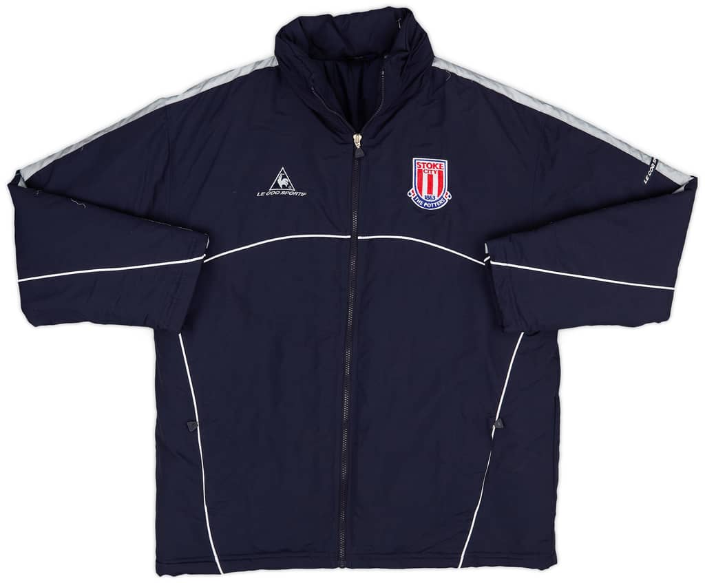 2001-03 Stoke Le Coq Sportif Padded Bench Coat - 7/10 - (M)