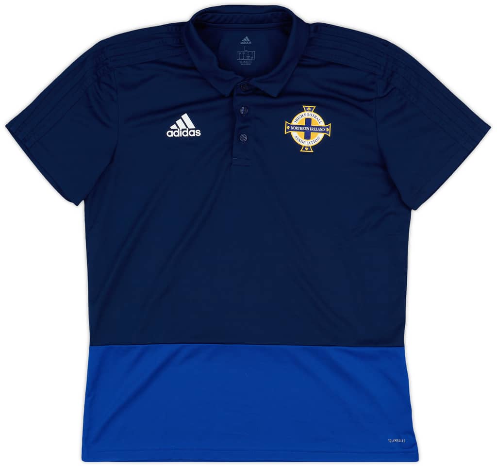 2017-18 Northern Ireland adidas Polo Shirt - 10/10 - (L)