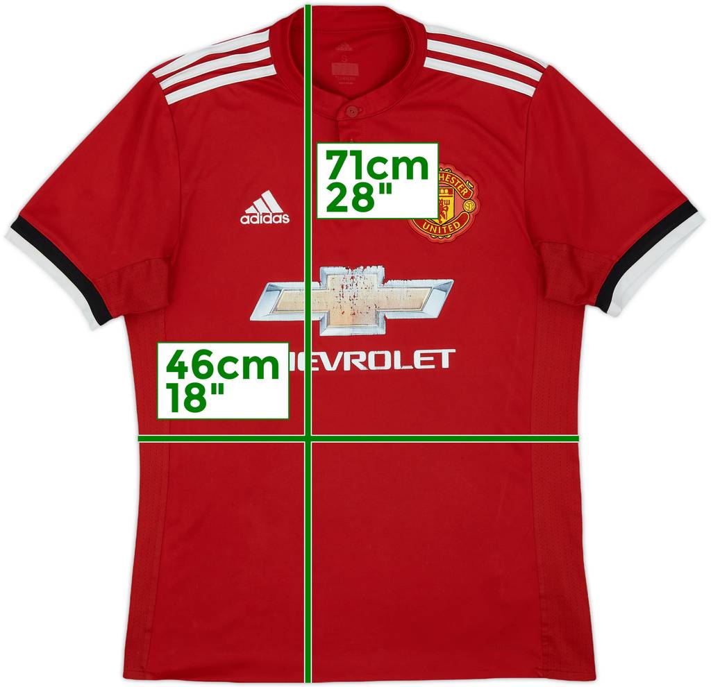 2017-18 Manchester United Home Shirt - 5/10 - (S)