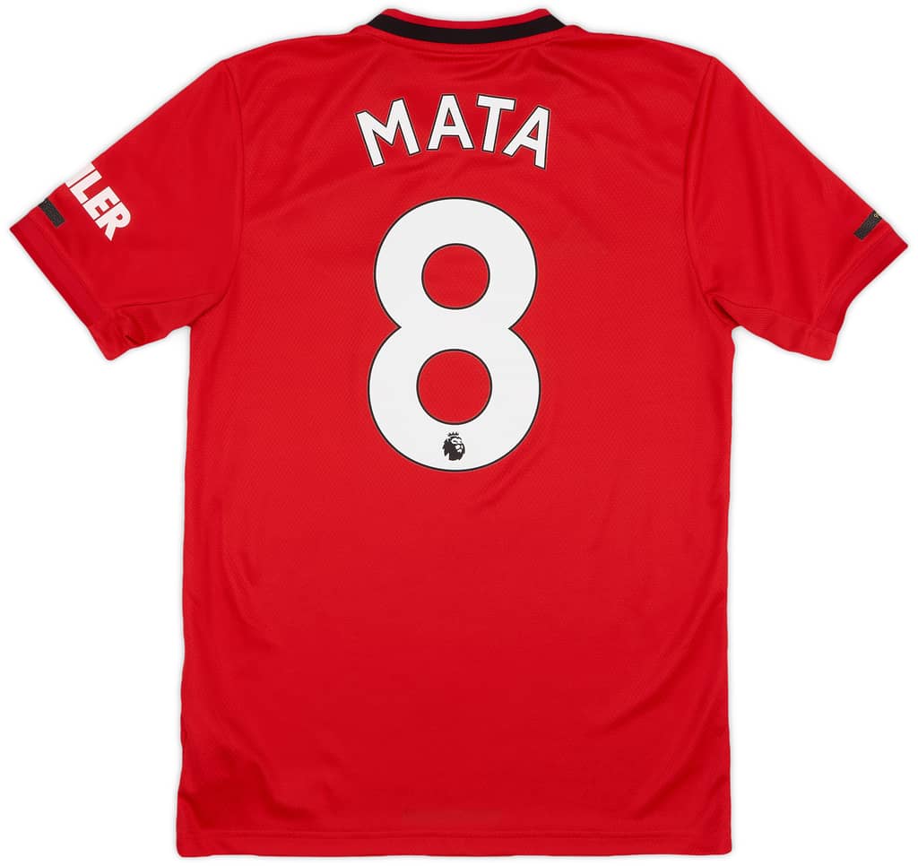 2019-20 Manchester United Home Shirt Mata #8 - 9/10 - (S)