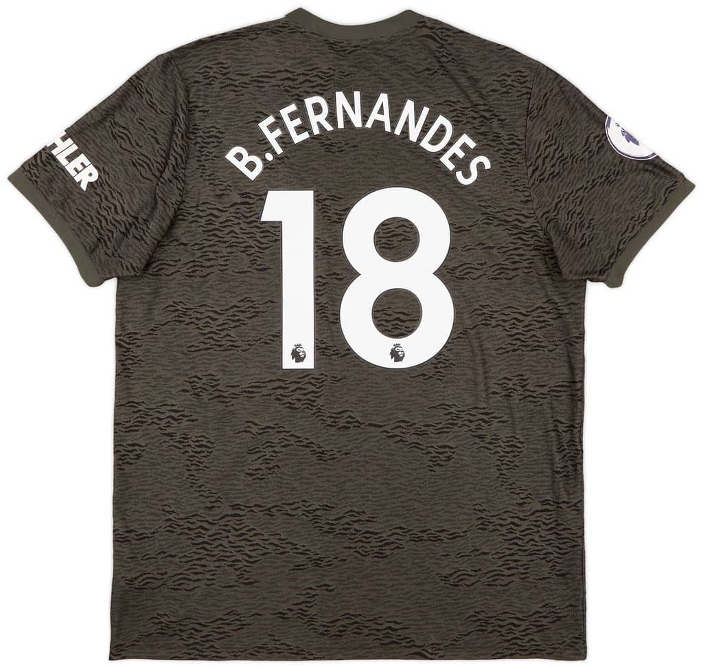 2020-21 Manchester United Away Shirt B.Fernandes #18 - 6/10 - (XL)