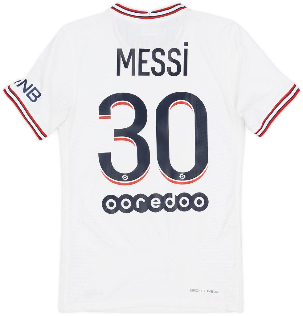2021-22 Paris Saint-Germain Authentic Fourth Shirt Messi #30 - 8/10 - (XS)