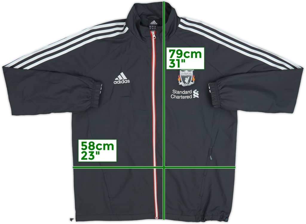 2011-12 Liverpool adidas Track Jacket - 4/10 - (L)