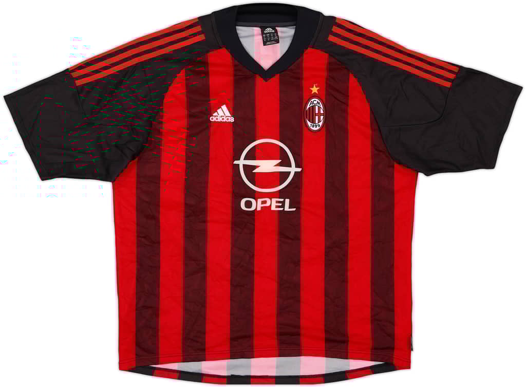 2002-03 AC Milan Home Shirt Shevchenko #7 - 5/10 - (XL)
