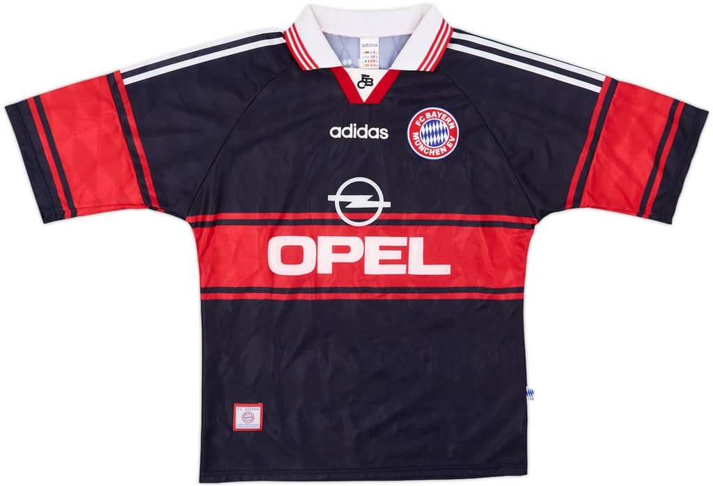 1997-99 Bayern Munich Home Shirt Elber #9 - 6/10 - (M)
