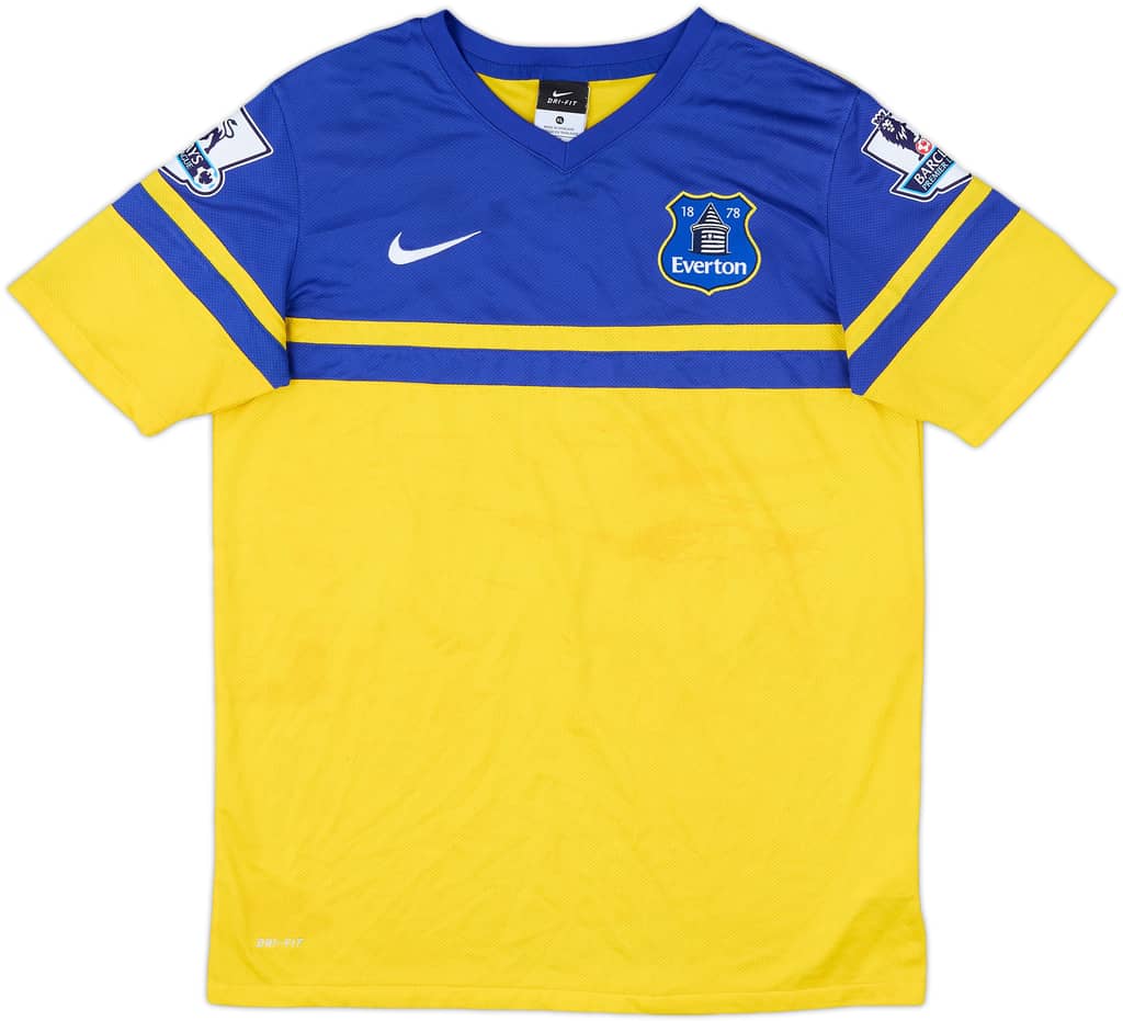 2013-14 Everton Away Shirt Pienaar #22 - 5/10 - (XL.Boys)