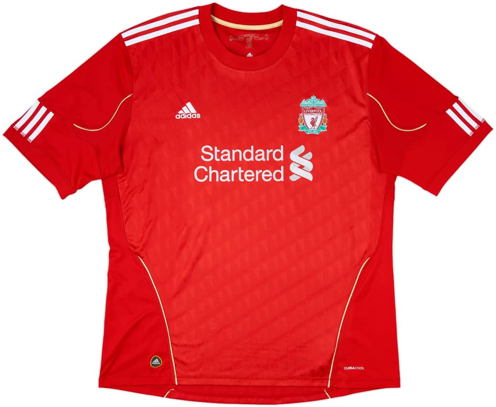 2010-12 Liverpool Home Shirt Gerrard #8 - 5/10 - (XXL)