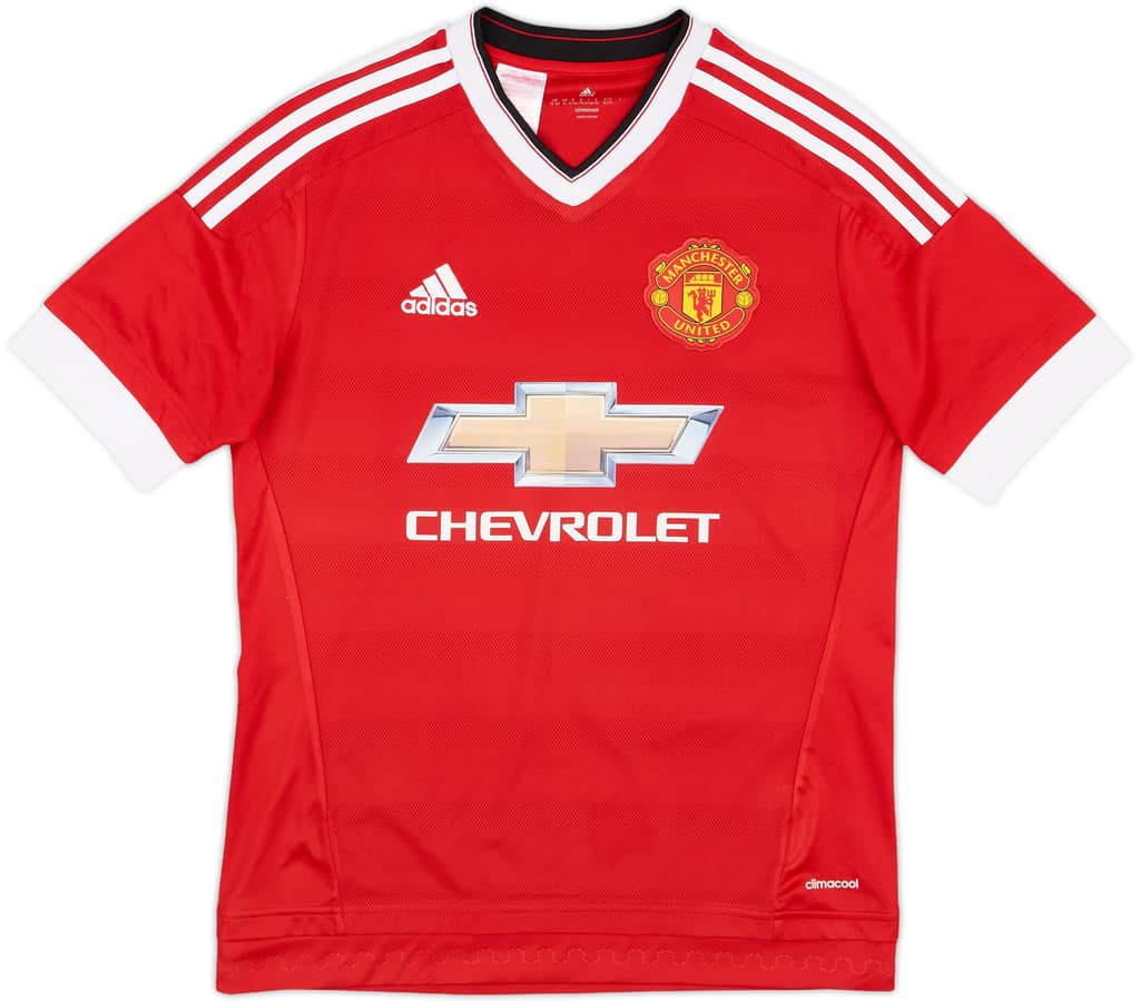 2015-16 Manchester United Home Shirt - 7/10 - (XL.Boys)