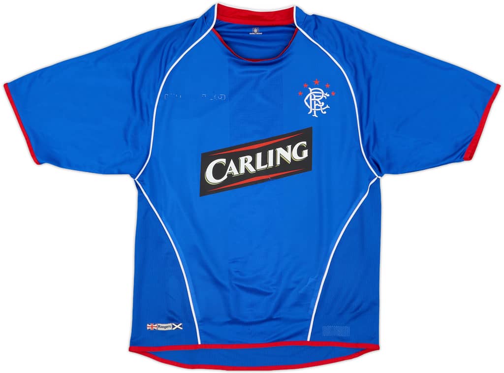 2005-06 Rangers Home Shirt - 4/10 - (M)