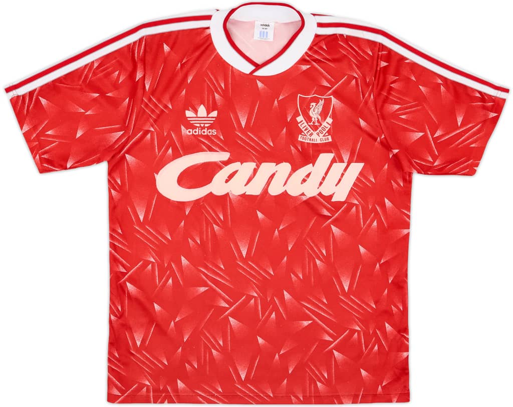 1989-91 Liverpool Home Shirt - 6/10 - (S)