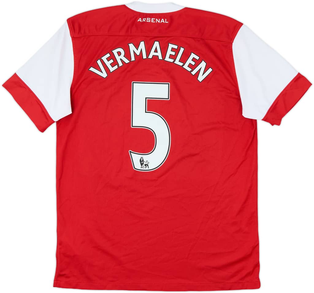 2010-11 Arsenal Home Shirt Vermaelen #5 - 5/10 - (M)
