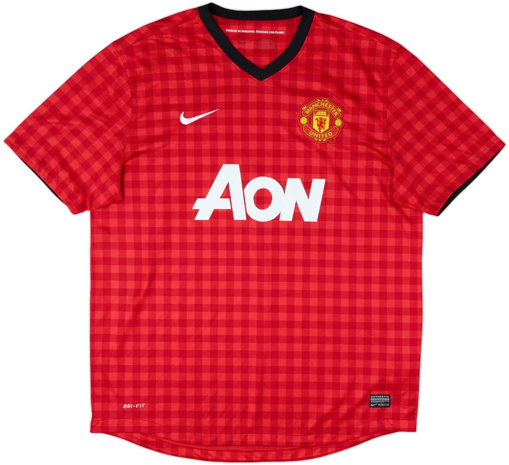 2012-13 Manchester United Home Shirt Rooney #10 - 5/10 - (XL)
