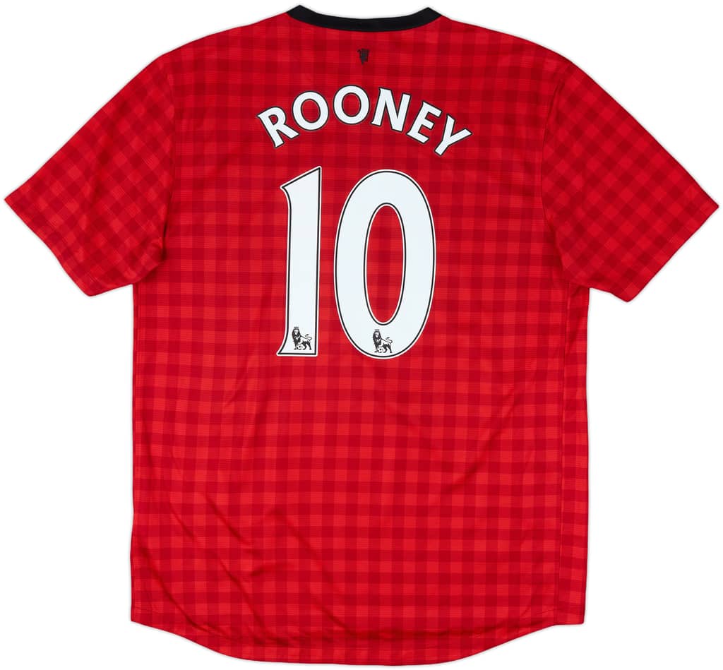 2012-13 Manchester United Home Shirt Rooney #10 - 4/10 - (L)