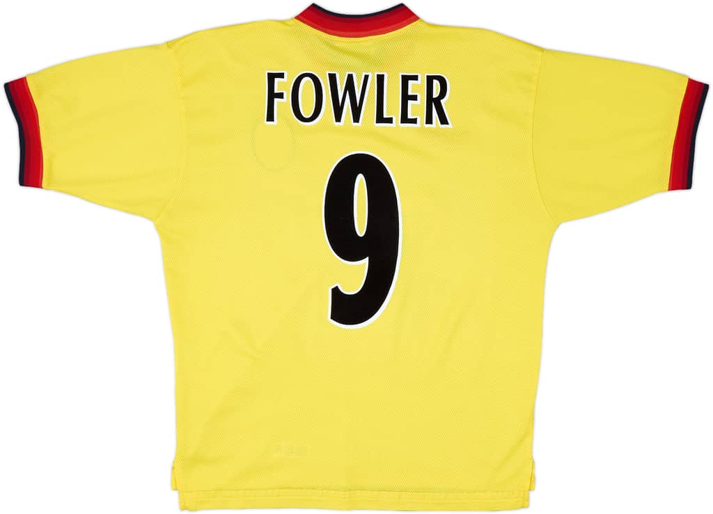 1997-99 Liverpool Away Shirt Fowler #9 - 9/10 - (M)