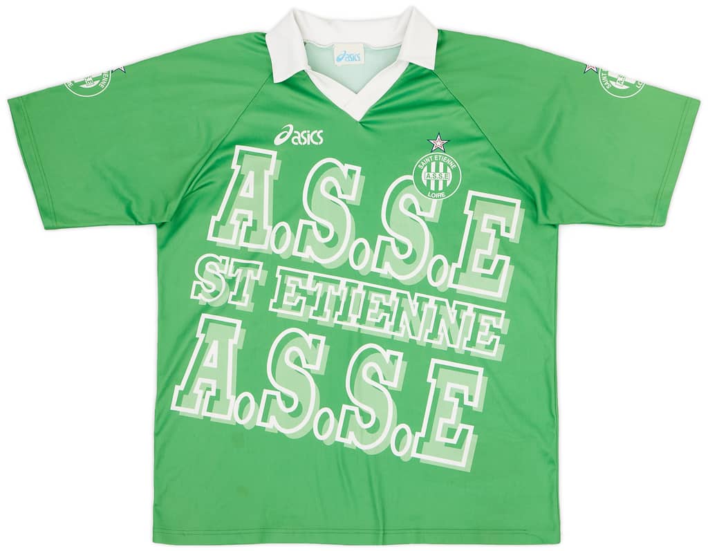 1998-00 Saint Etienne Asics Training Shirt - 8/10 - (L)