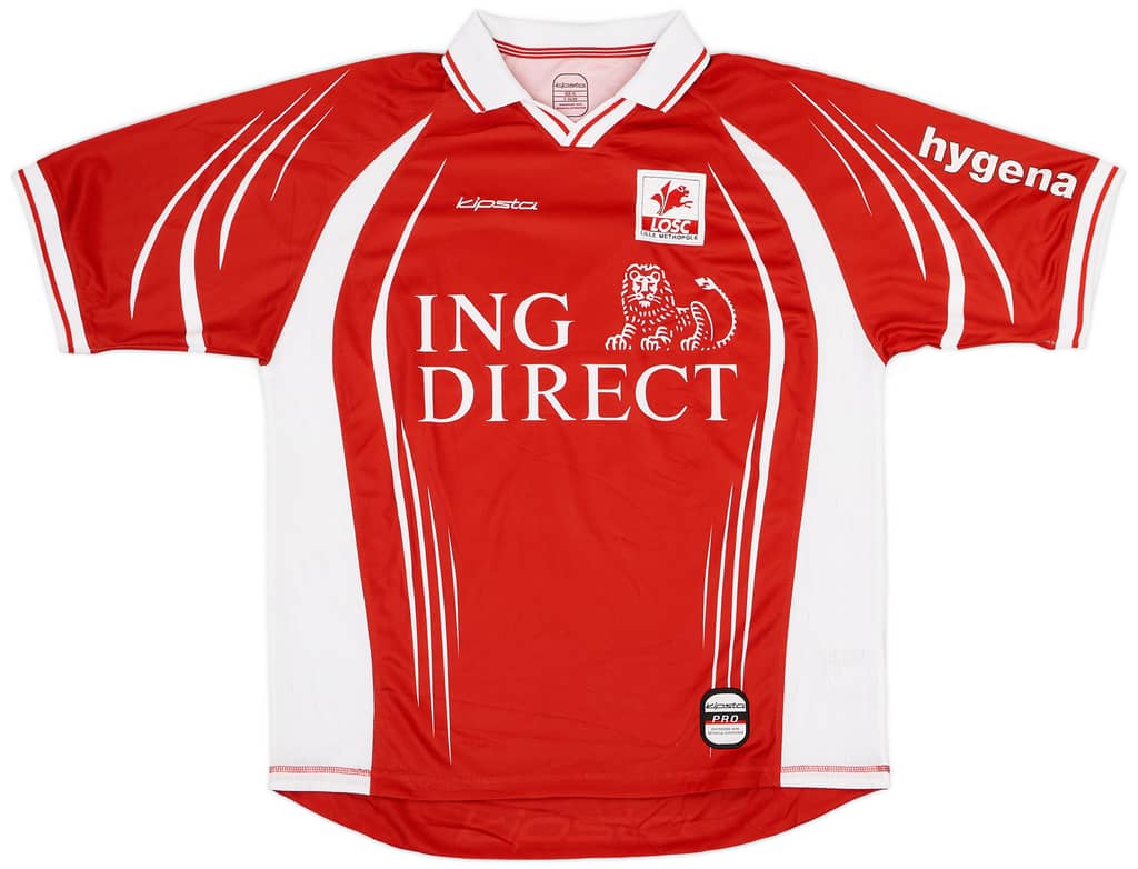 2001-02 Lille Home Shirt - 8/10 - (XL)