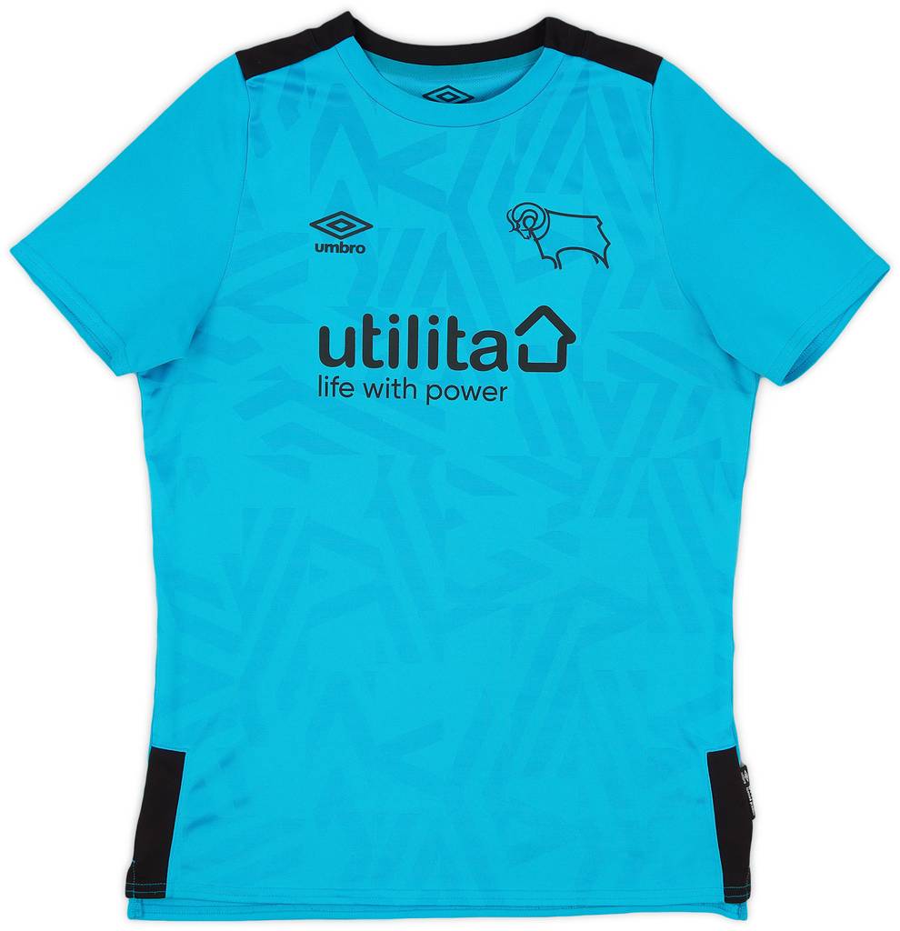 2019-20 Derby County Away Shirt - 8/10 - (XL.Boys)