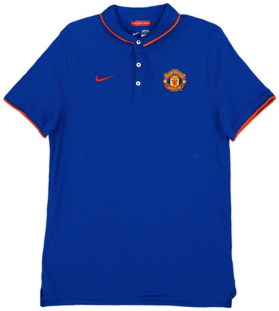 2014-15 Manchester United Nike Polo Shirt - 9/10 - (L)