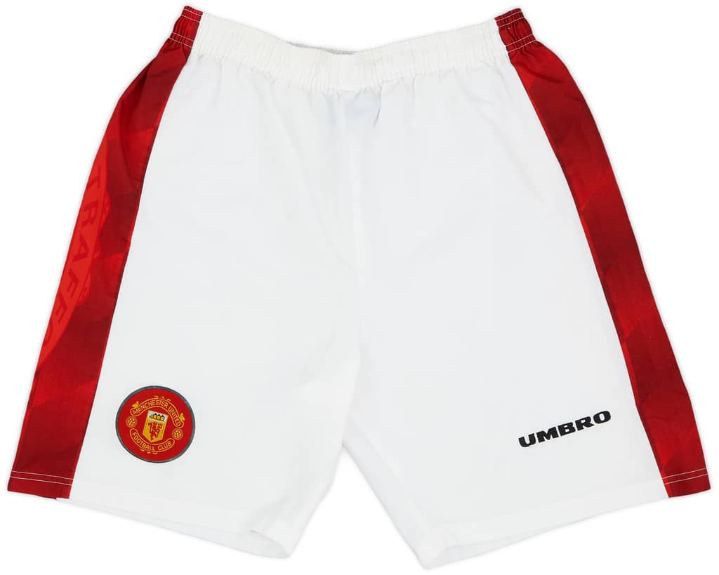 1996-98 Manchester United Home Shorts - Fair 4/10 - (S)