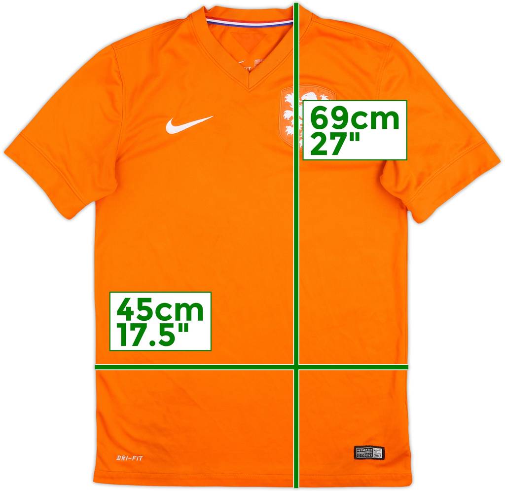 2014-15 Países Bajos Camiseta Local - 5/10 - (S)