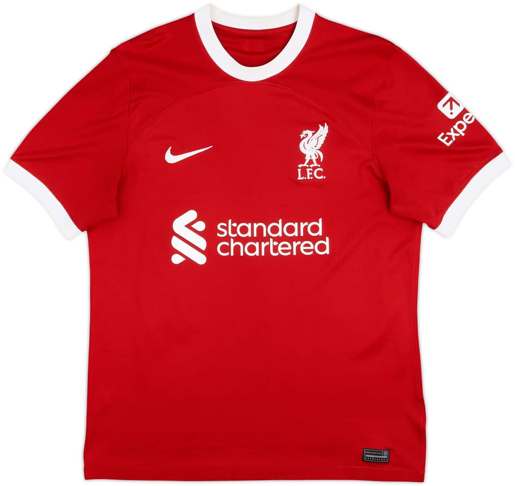 2023-24 Liverpool Home Shirt M.Salah #11 - 7/10 - (M)