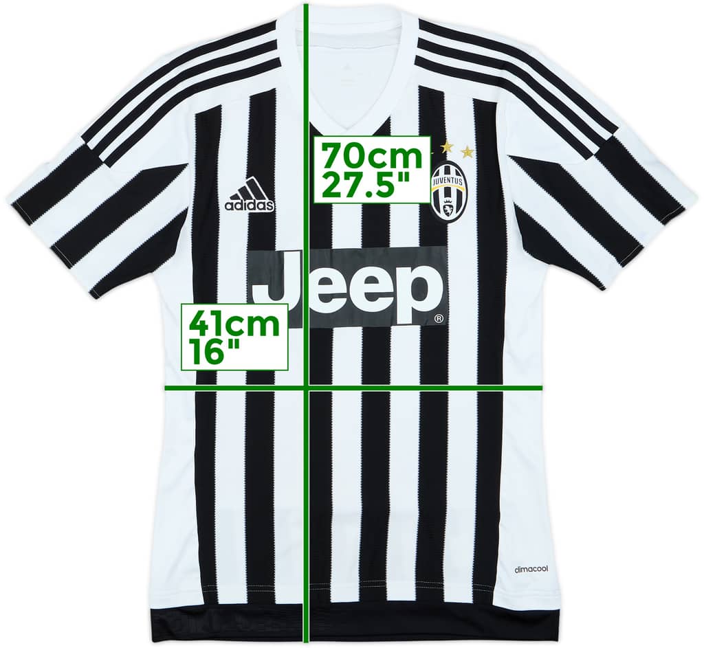 2015-16 Juventus Home Shirt - 8/10 - (XS)
