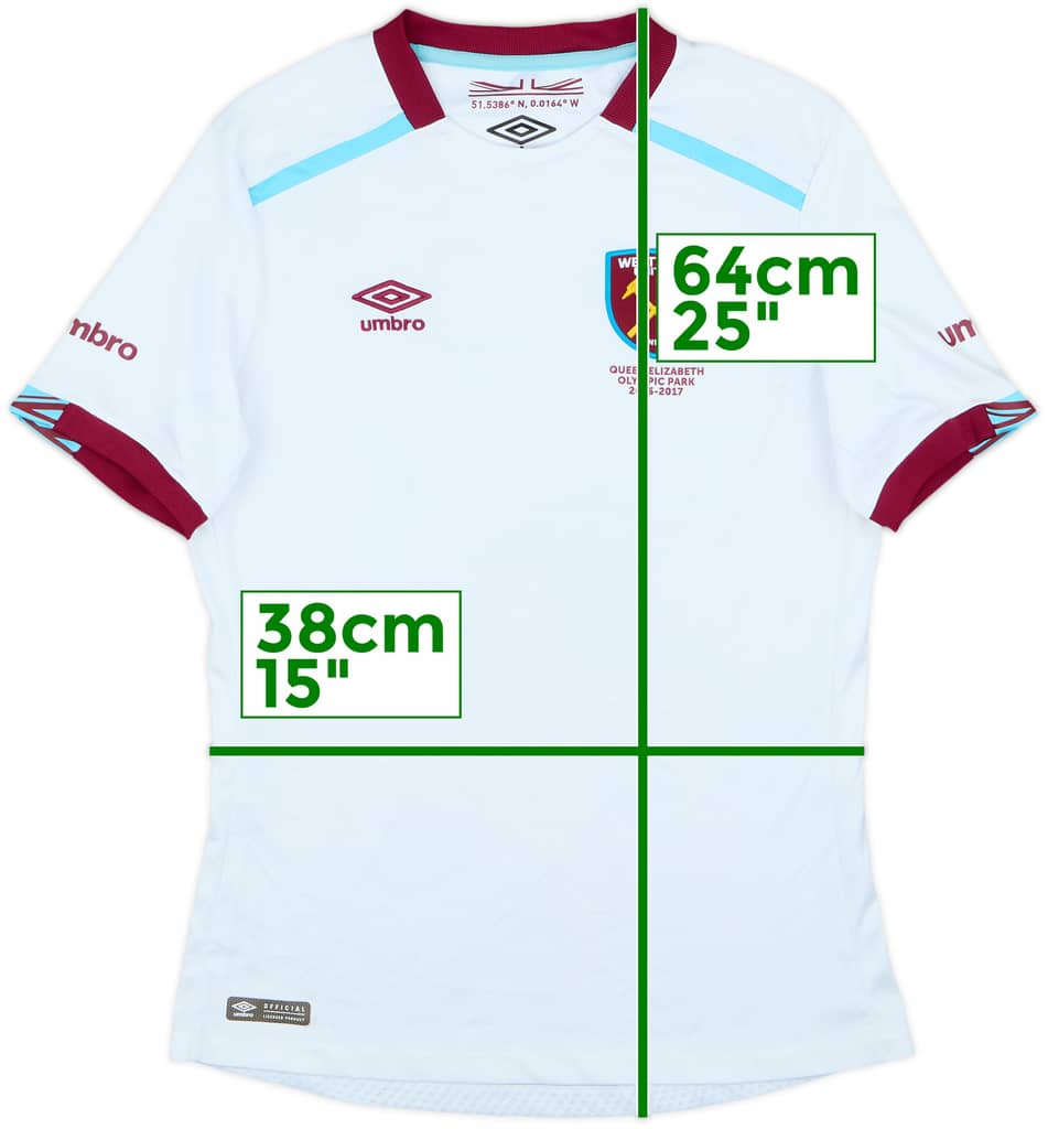 2016-17 West Ham Away Shirt - 8/10 - (L.Boys)