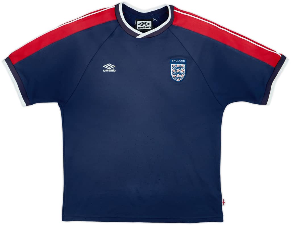 2000-01 England Umbro Training Shirt - 5/10 - (M)