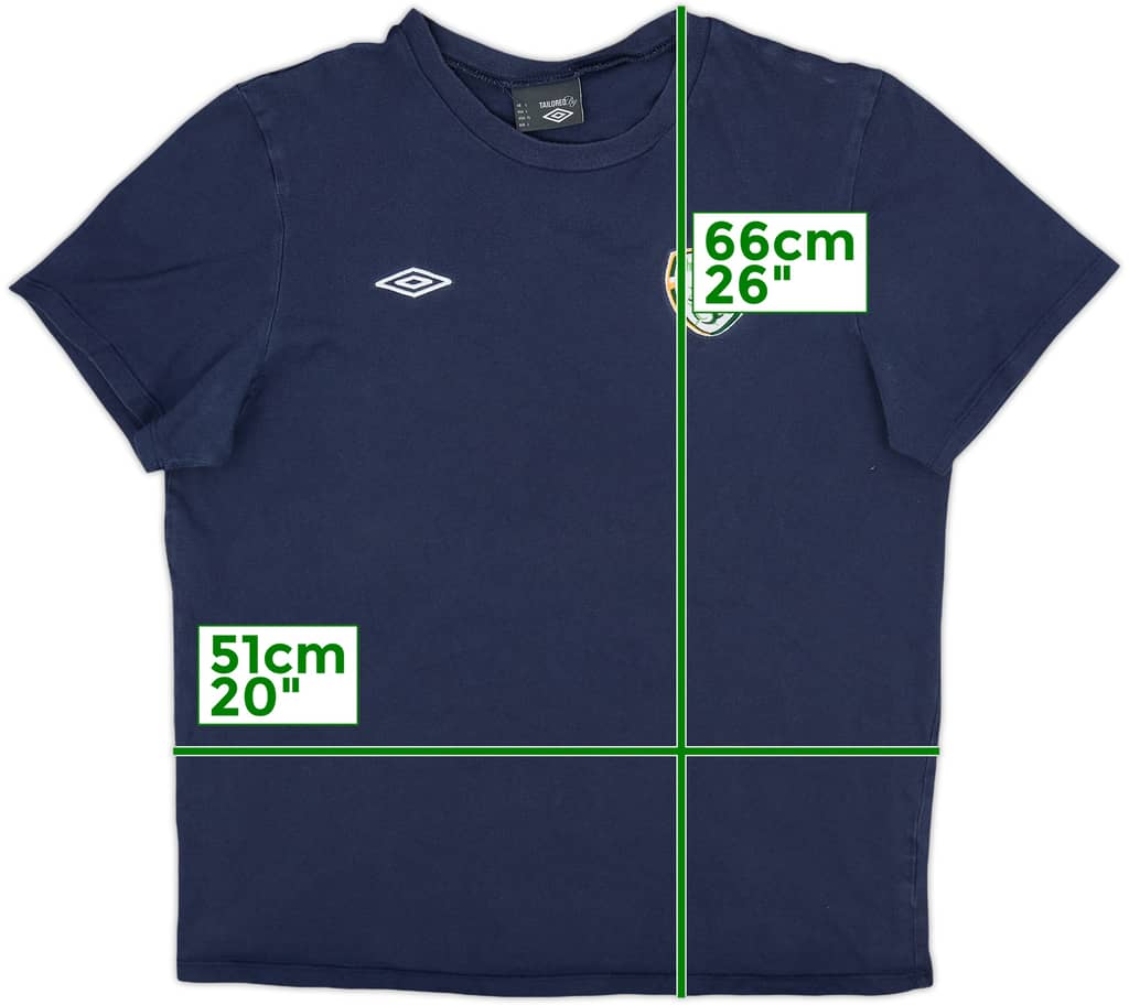 2012-13 Ireland Umbro Cotton Tee - 7/10 - (L)