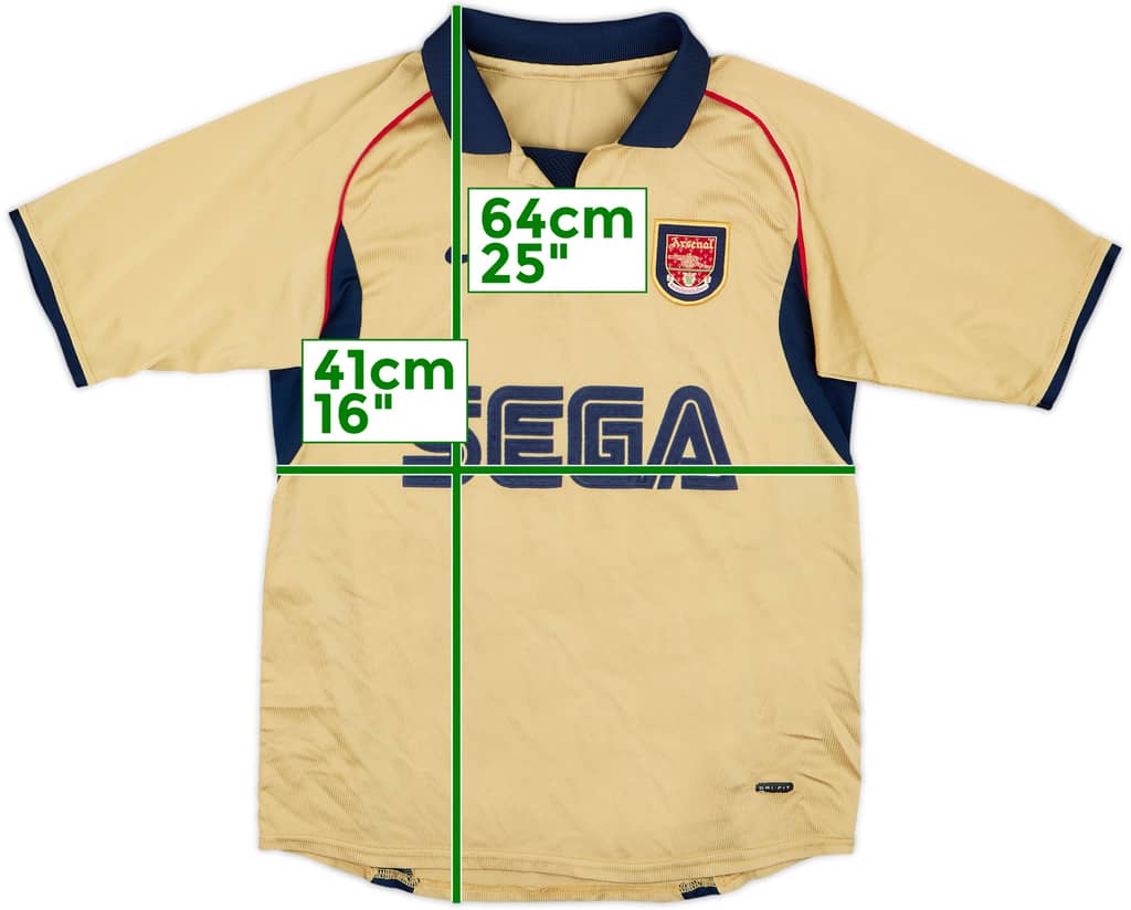 2001-02 Arsenal Away Shirt - 8/10 - (L.Boys)
