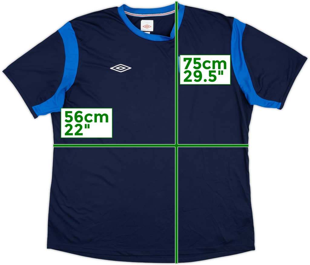 2010-11 England Umbro Training Shirt - 10/10 - (XXL)