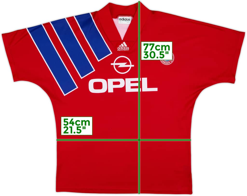 1991-93 Bayern Munich Home Shirt - 9/10 - (L)