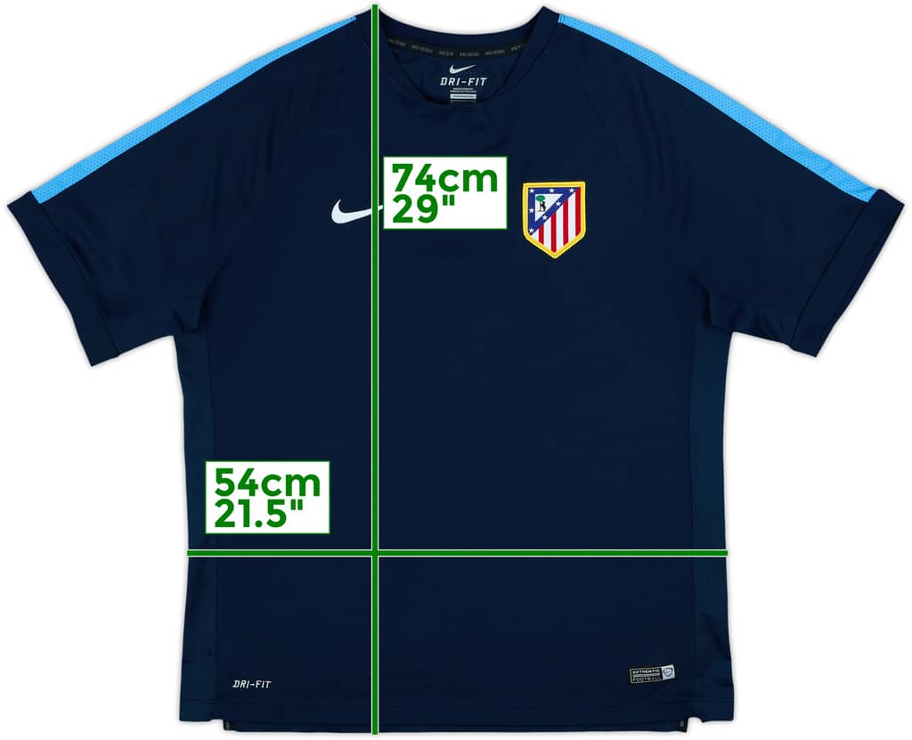 2016-17 Atletico Madrid Nike Training Shirt - 8/10 - (XL)