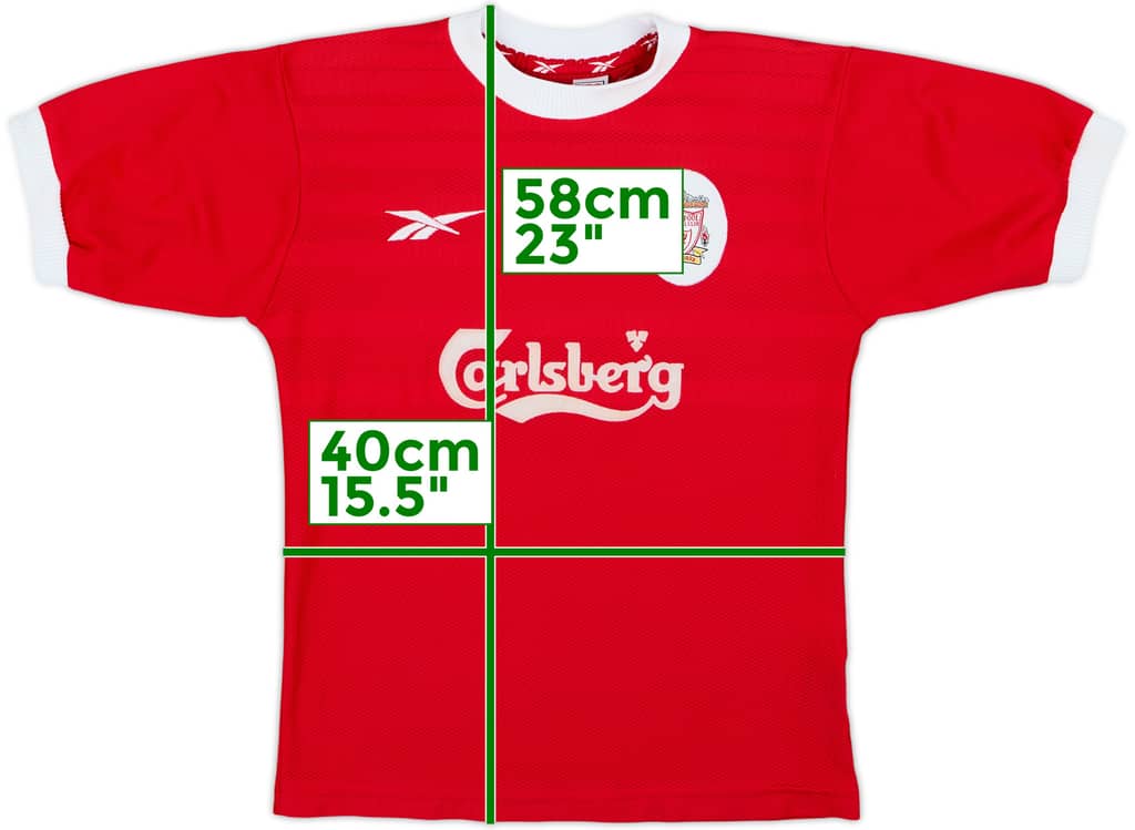 1998-00 Liverpool Home Shirt - 8/10 - (M.Boys)