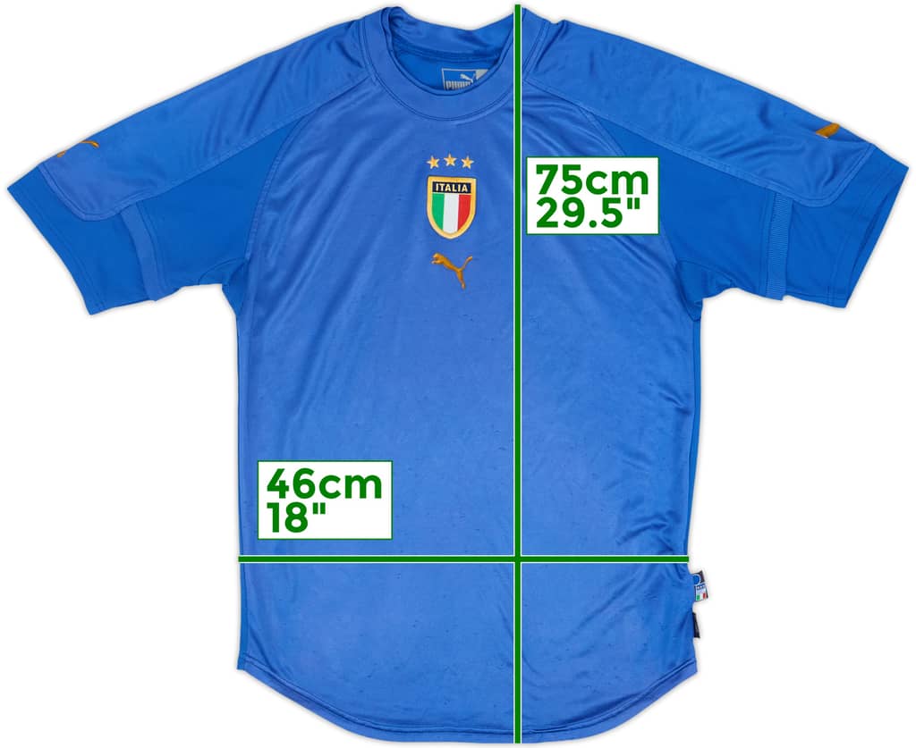 2004-06 Italy Camiseta Local - 5/10 - (M)