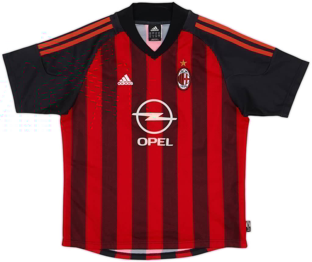 2002-03 AC Milan Home Shirt - 5/10 - (XL.Boys)