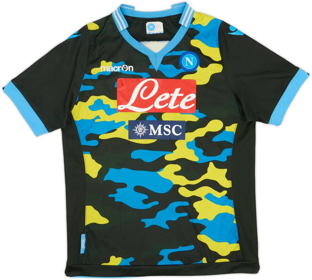 Camiseta de la cuarta equipación del Napoli 2013-14 - 4/10 - (XL.Niños)