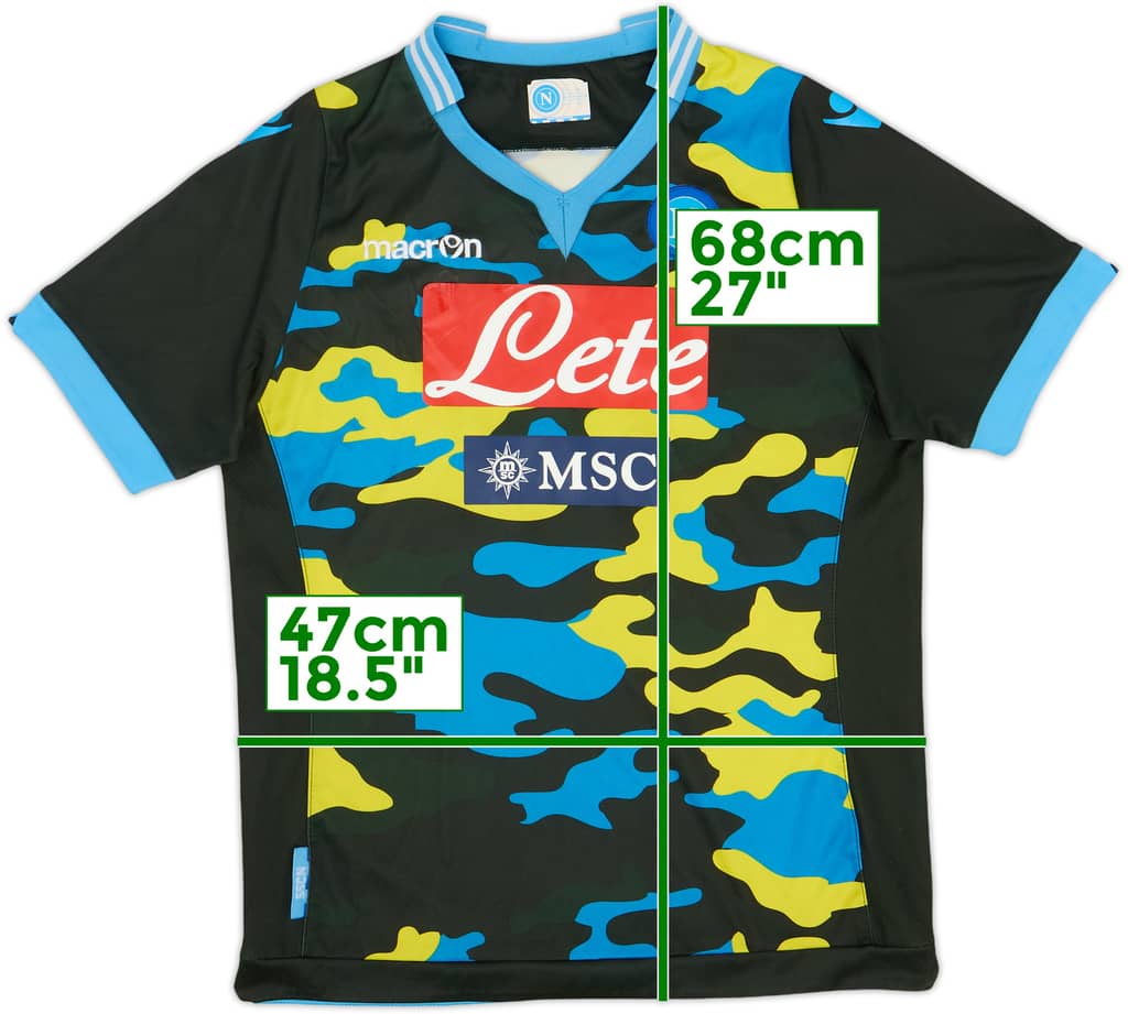 Camiseta de la cuarta equipación del Napoli 2013-14 - 4/10 - (XL.Niños)