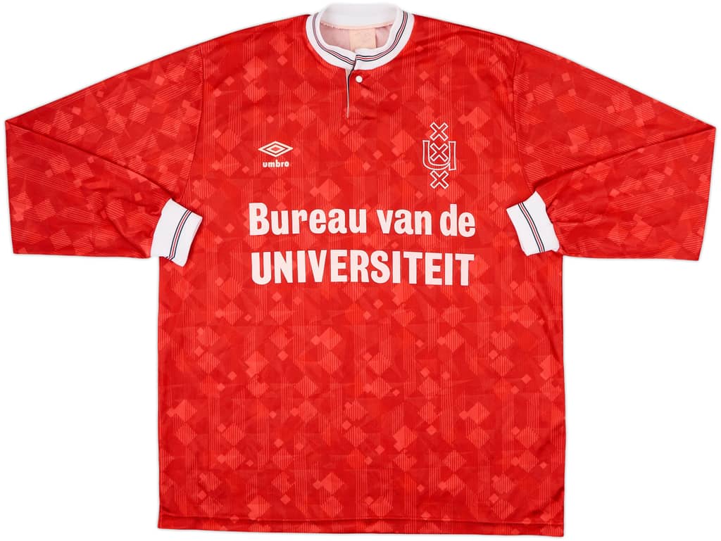 1990-92 Umbro Template L/S Shirt - 9/10 - (L)