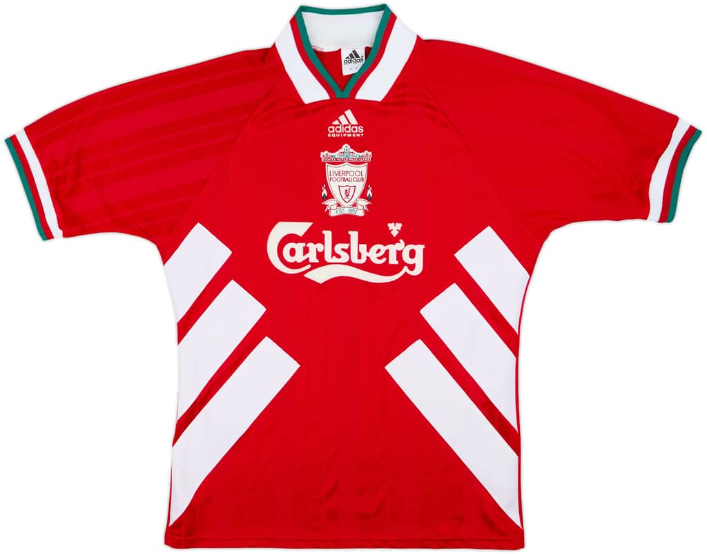 1993-95 Liverpool Home Shirt - 8/10 - (M)