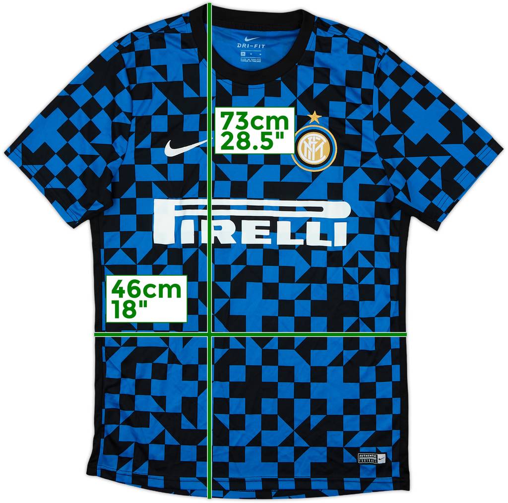 2019-20 Inter Milan Nike Pre-Match Training Shirt - 9/10 - (M)