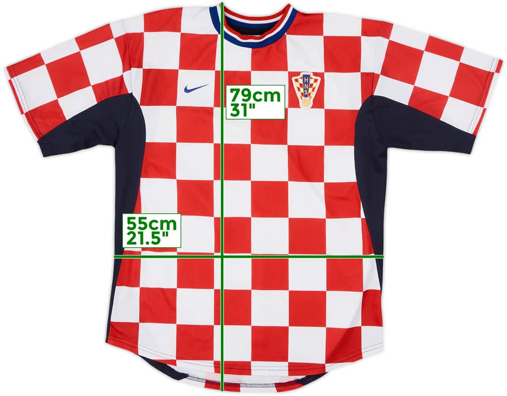 2000-02 Croatia Home Shirt - 8/10 - (L)