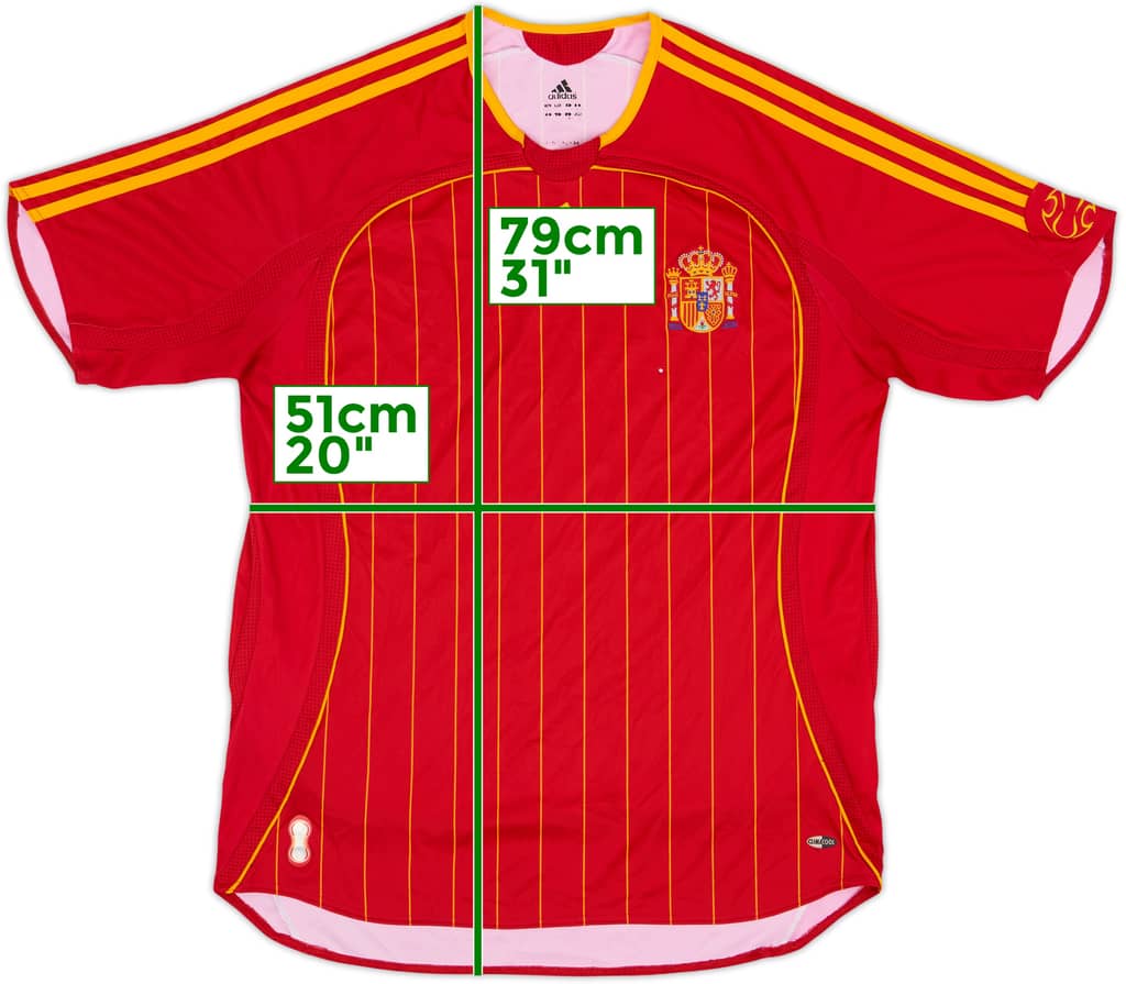 2006-08 España Local Camiseta - 5/10 - (L)