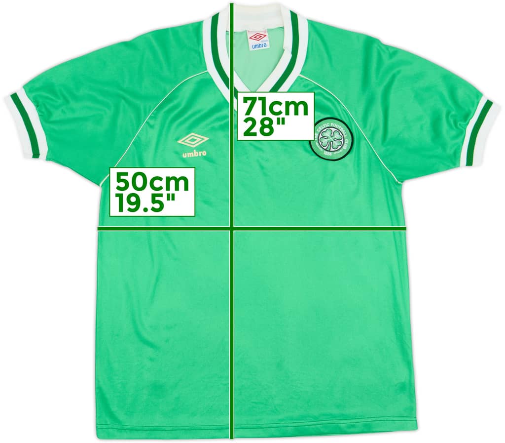 1982-84 Umbro Template Training Shirt (Celtic) - 8/10 - (M)
