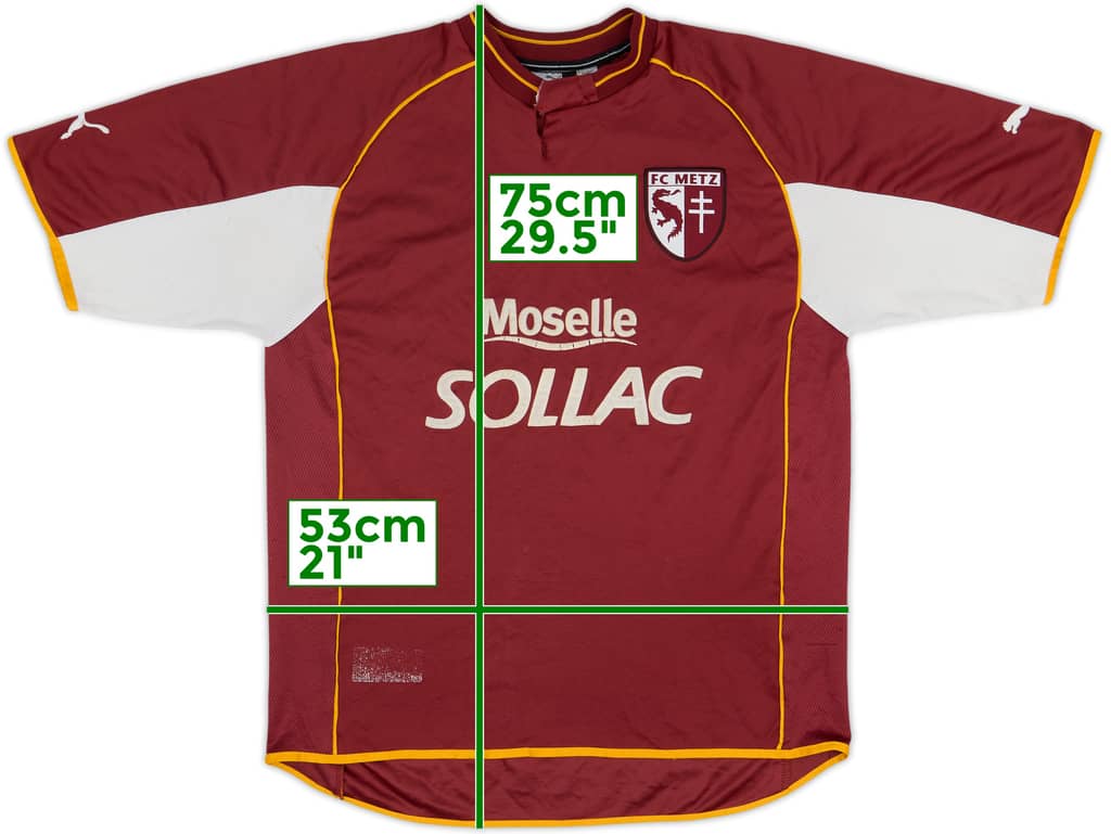 Camiseta de local del Metz 2002-03 - 3/10 - (L)