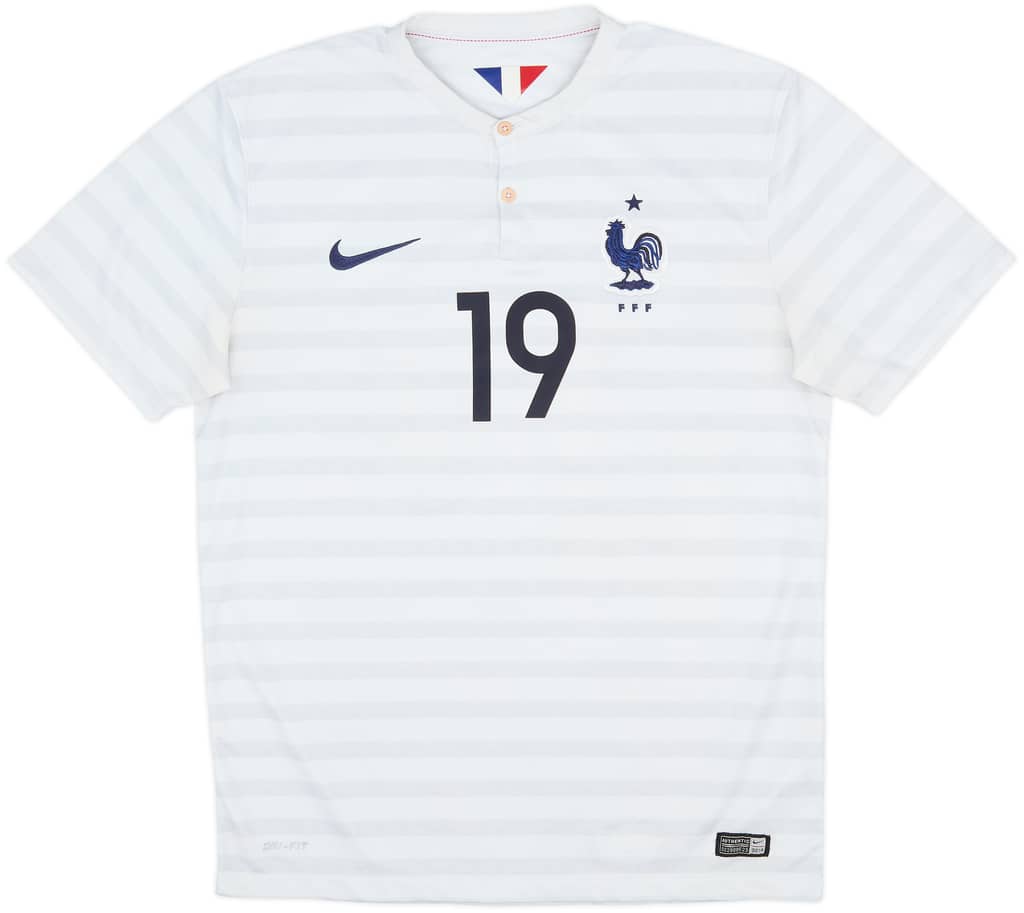 2014-15 France Away Shirt Pogba #19 - 5/10 - (M)