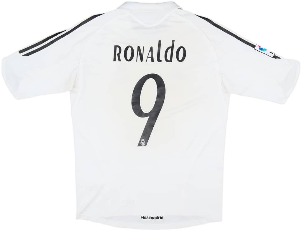2005-06 Real Madrid Home Shirt Ronaldo #9 - 5/10 - (M)