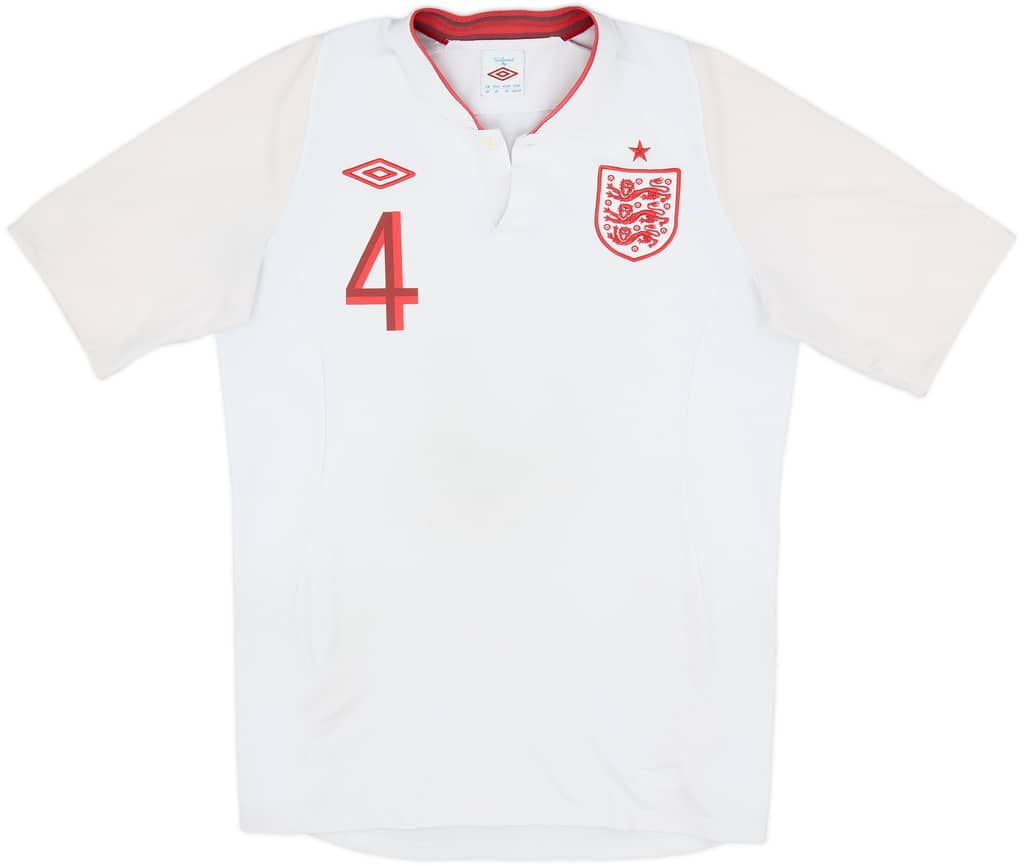 2012-13 England Home Shirt Gerrard #4 - 5/10 - (M)